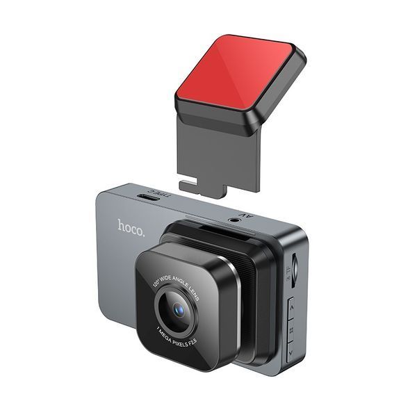 Відеореєстратор HOCO DV9 3-inch screen driving recorder (720P) Metal Gray 830776654 фото