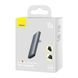 Сетевое зарядное устройство с кабелем Baseus GaN5 Pro Ultra-Slim Fast Charger C+U 65W Gray((With Mini White Cable C to C 100W(20V/5A) 1m Black) 452954534 фото 2